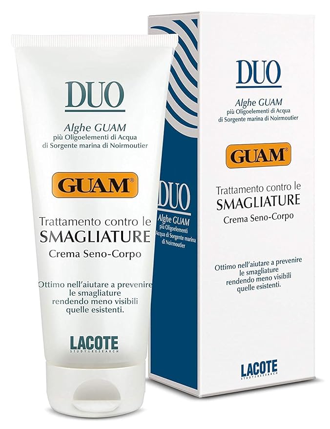 Guam SEAWEED DUO Stretch Marks Remover for Breast and Body | Pregnancy Stretch Mark Prevention - Maternity Lotion for Keloid Removal - Strech Mark Gone For Women - 200 ML Beauty
