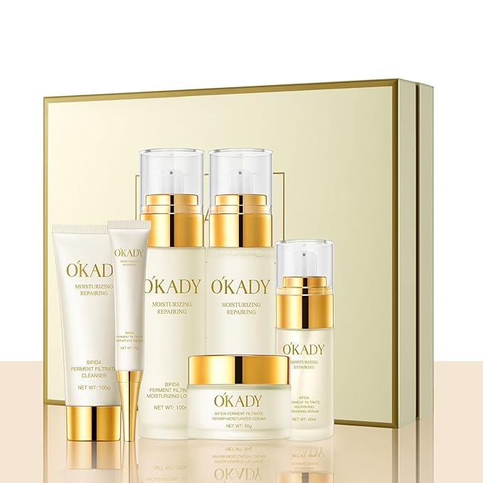 O'KADY Bifida Ferment Lysate Moist Repair Set Skincare set with Bifidobacterium fermentation decomposition ingredients for moisturizing nourishing making the skin soft smooth men's skincare