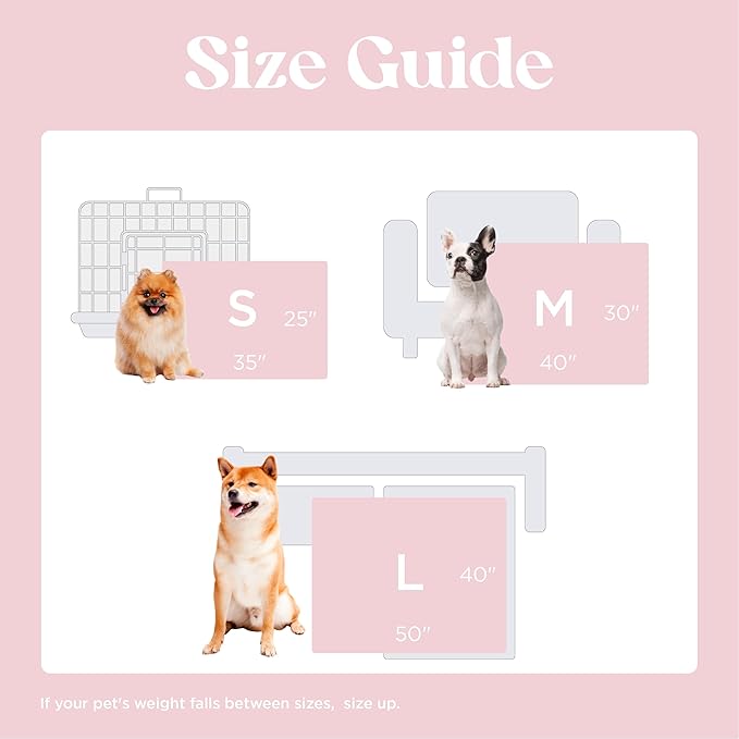 LE SURE Waterproof Puppy Blanket for Medium Dogs - Washable Double Sided Dog Blankets with Warm Jacquard Shag and Soft Sherpa Fleece, Pet Cat Blanket for Couch Protection, Bow Design，Pink Taffy