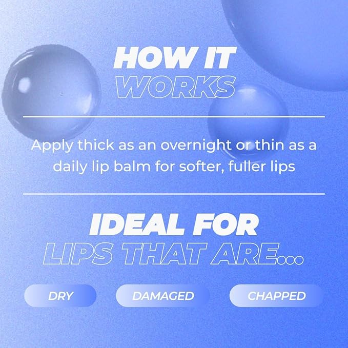 Vitamasques Lip Butter Balm Strawberry Pack of 3, Korean Lip Balm - Peptide Lip Treatment - Lip Balm Hydrating - Light Tinted Lip balm - Made in Korea - 0.33 fl.oz
