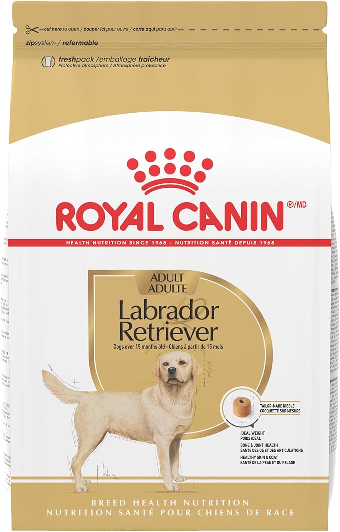 Royal Canin Breed Health Nutrition Labrador Retriever Adult Dry Dog Food, 17 lb Bag