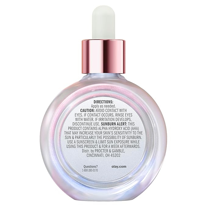 Olay Super Serum - Glow Serum for Face - Activated Niacinamide, Vitamin C & E, Collagen Peptide, AHA - 5-in-1 Benefits - Brightens, Hydrates, Smooths, Firms, Evens Tone, Proactive Anti-Aging, 1.7 Oz