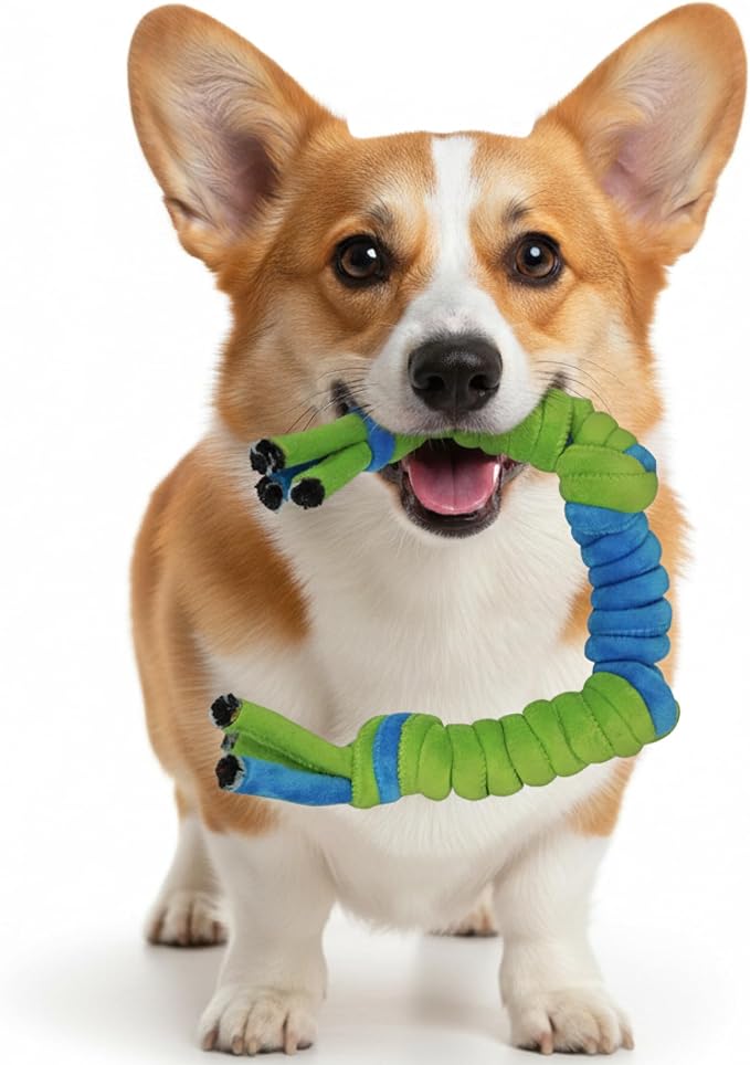 My Pet & Me – 4-Knot Rope Dog Toy (21.6 Inch) – Durable Chew & Tug Toy for Medium & Large Dogs – Great for Tug of War, Dental Health, and Active Playtime