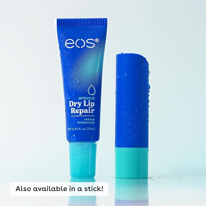 eos The Hero Lip Repair, Extra Dry Lip Treatment, 24HR Moisture, Natural Strawberry Extract, 0.35 fl oz, 2-Pack