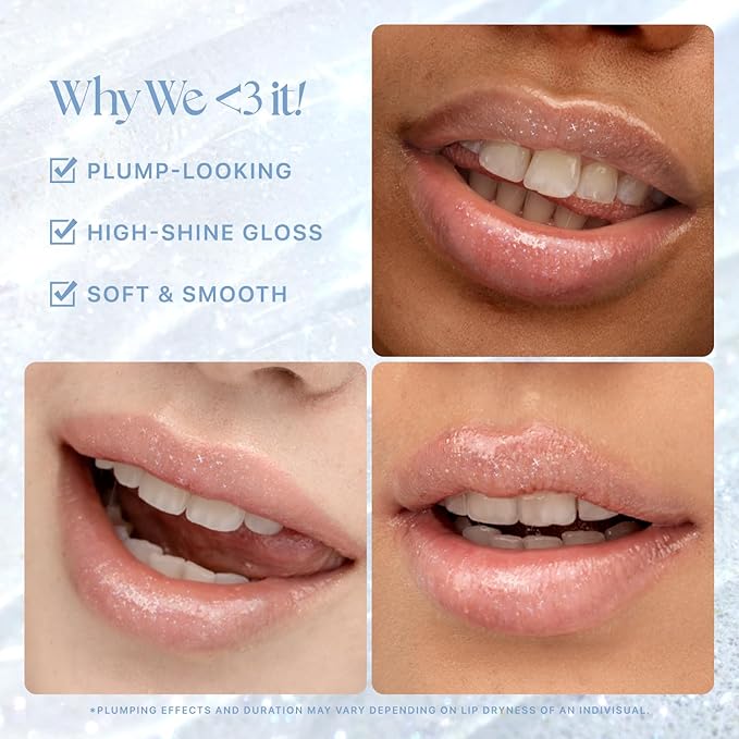 Nature Republic HONEY MELTING LIP GLITTER & PLUMPING (15 CRYSTAL SPARKLE) SOFT LIP STICK Hydrating&Moisturizing clear Gloss,Volumizing formula & Sheer tint, Shine Glimmer Finish