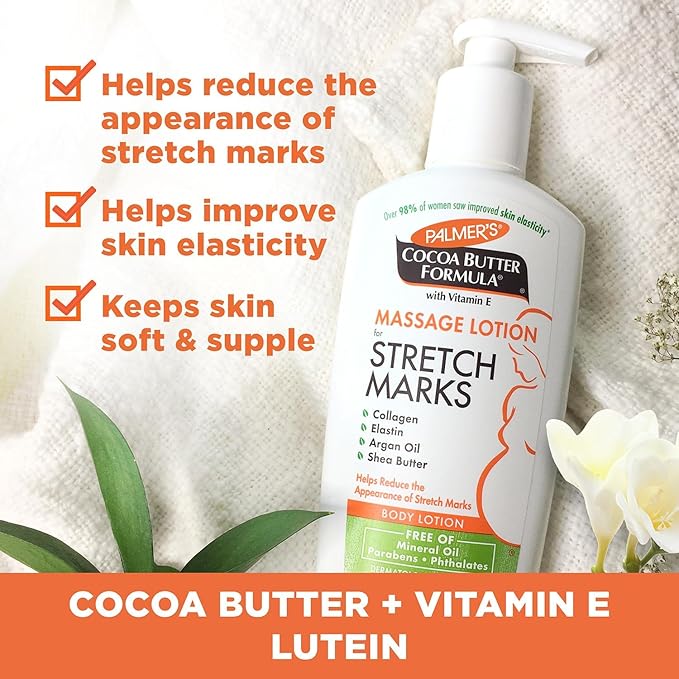 Pal.mer’s Cocoa Butter Massage Lotion for Stretch Marks, Keeps Skin Soft - 250ml