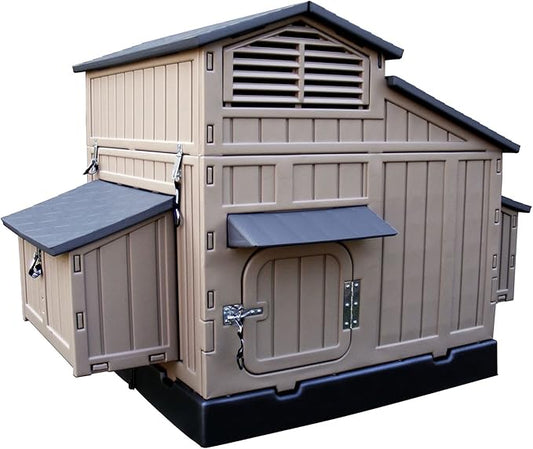 Formex Snap Lock Large Chicken Coop Backyard Hen House 4-6 Large 6-12 Bantams
