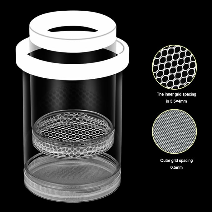 3pcs Floating Nursery Tanks Breeding Box for Baby Fish and Shrimp Great for Home and Office Aquariums Use