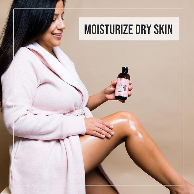 Nighttime Magnesium Cream (Clary Sage) and Stretch Mark Oil (Cocoa) - 2 Pack Bundle
