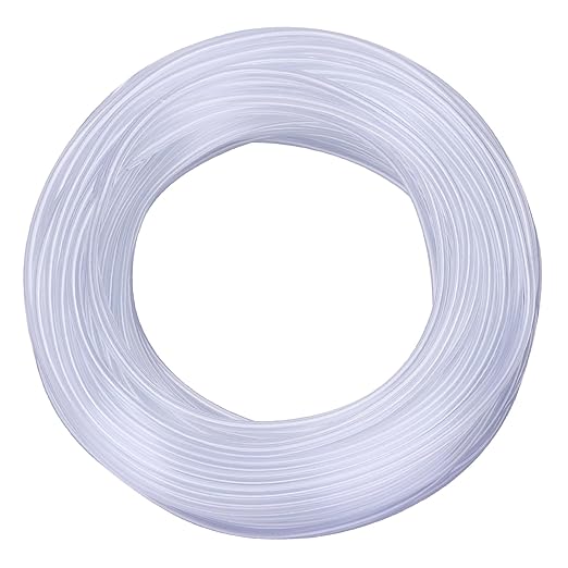 DERNORD PVC Tubing 1/16"ID X 1/8"OD Flexible Clear Vinyl Hose 100 Feet for Food Grade