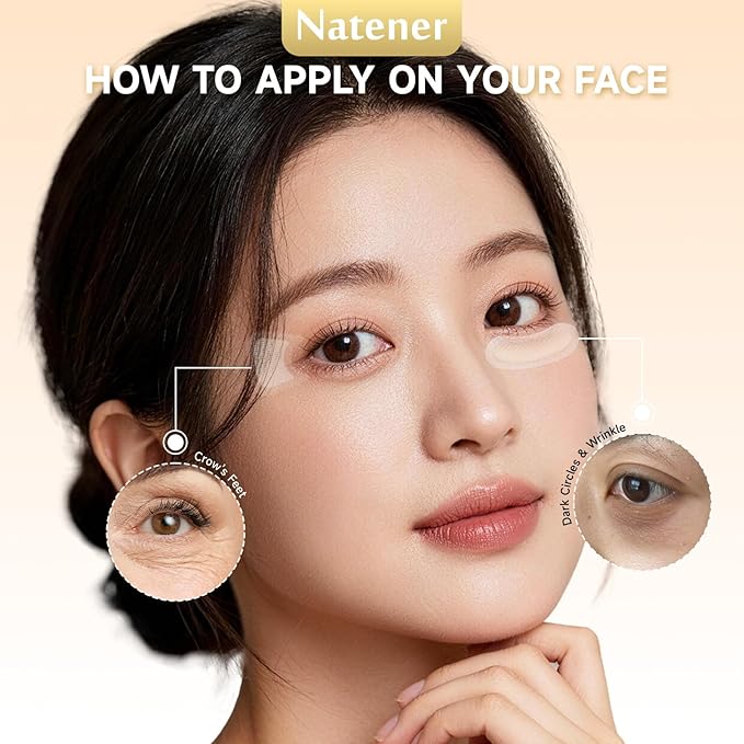 PDRN 4 pairs Micro Eye Patches + 4 pairs Crows Feet Wrinkle Patches, Under Eye Patches for Puffy eyes, Dark Circles & Wrinkle | Hyaluronic, Kojic Acid, Collageen, Peptides, VC, Niacinamide
