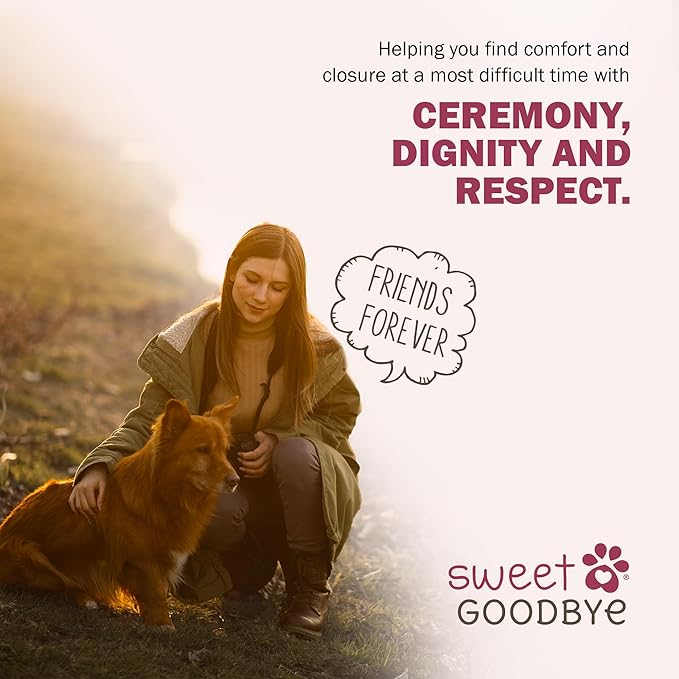 Cocoon® - Eco-Friendly Pet Burial & Cremation Ceremony Kit (Premium Wool) - Casket for Dogs and Cats (Choose Size & Color) (Small, Natural)