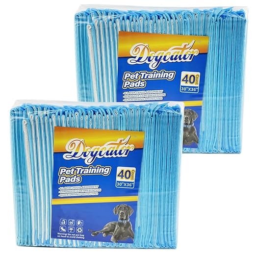 Dog Pee Pads Extra Large 80 Count, Thicken Dog Training Pads 30"x36", Puppy Pee Sheets XL for Indoor, Outdoor Use, Heavy Absorbent Disposable Underpads Large Capacity