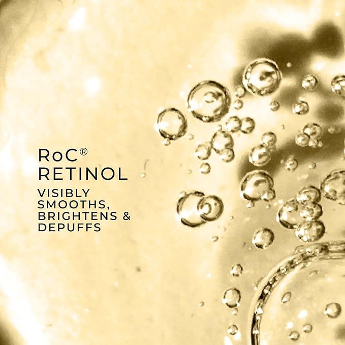 RoC Retinol Correxion Eye Cream Mini for Dark Circles & Puffiness,Daily Wrinkle Cream,Anti Aging Line Smoothing Skin Care Treatment,.25 Ounces,(Pack of 2)