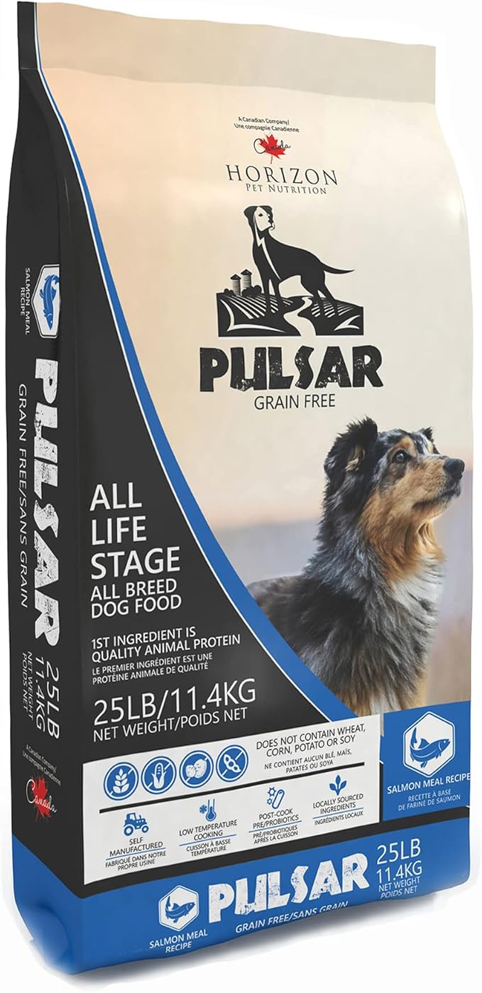 Pulsar Premium Grain Free Dog Food | Chicken Formula | All Life Stage, Non GMO, Meat Dense Diet | 25 lb Bag