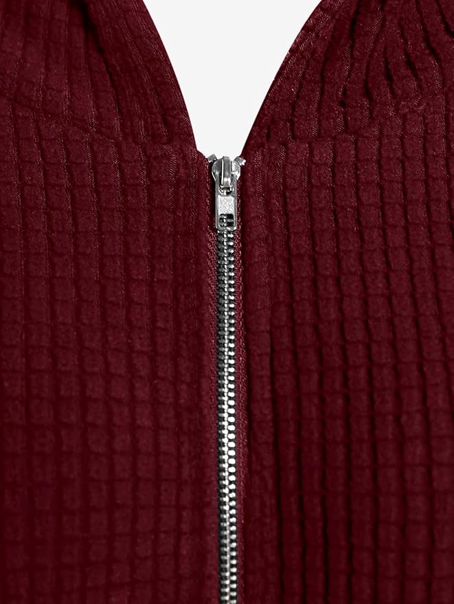 ROSE GAL Rosegal Women Plus Size Cat Ear Ribbed Hooded Blouson Jacket Animal Ear Two Tone Cute Hoodie