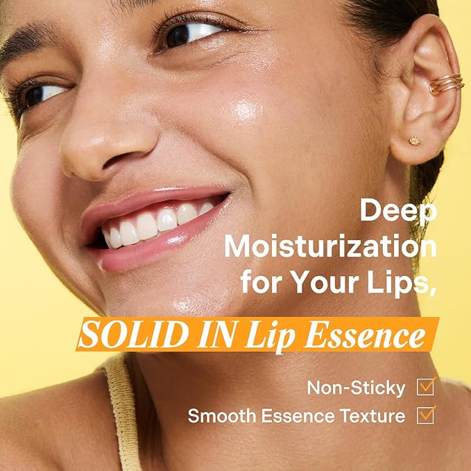 Torriden SOLID In Ceramide Lip Essence 0.37 fl.oz * 3 (Pack of 3) | Moisturizing Lip Essence for Glowy, Plumped, and Radiant Lip | Gift for Women | Korean Lip Balm (Jelly Case Key Chain Included)