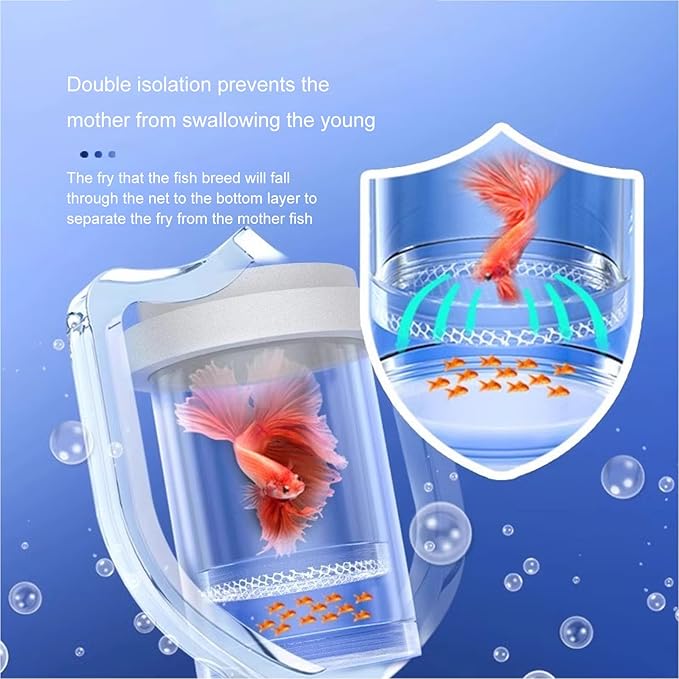 3pcs Floating Nursery Tanks Breeding Box for Baby Fish and Shrimp Great for Home and Office Aquariums Use