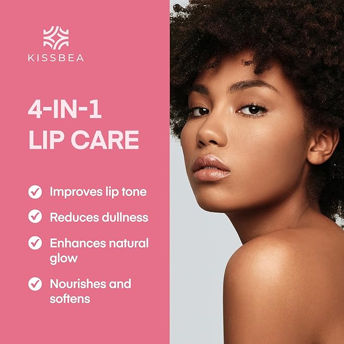 Gloss for Uneven Lip Tone, Strawberry Glow, Moisturizing Lip Gloss for Dry Lips, Non-Sticky Lip Conditioner, 2 Pack (15 mL Each)