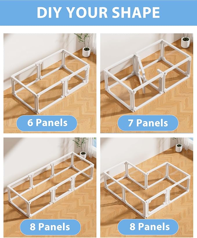 BUCATSTATE Acrylic Guinea Pig Playpen 15.8" H x 23.4" W (1 Panel)