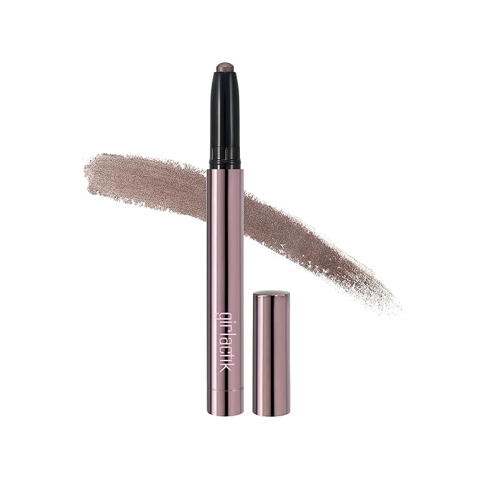 Girlactik Creamy Eyeshadow Stick- Long Lasting and Water-Resistant, Shimmering and Matte Colors Eye Shadow Stick Makeup, Built-in sharpener - 2 g / .07 oz (Stone)