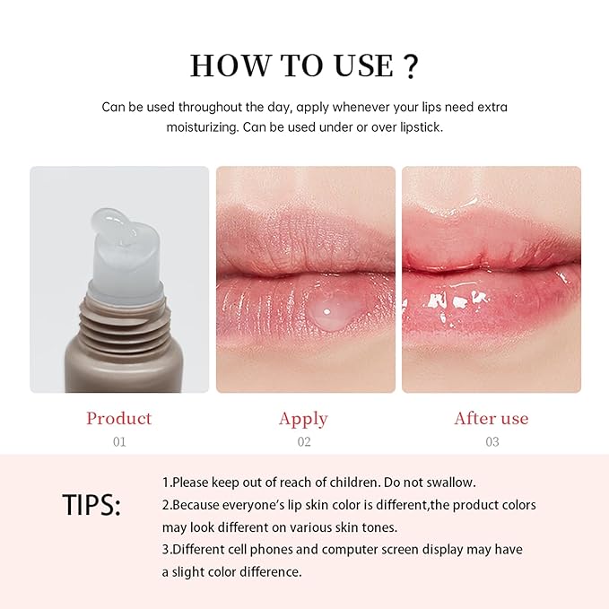 URQT Lip Butter Balm, Hydrating, Nourishing & Softening Lip Care with Natural Oils & Fruit Extracts, Long-Lasting Moisture, Non-Sticky Shine, Soften Dry Lips Lip Care (#4 Cake (glitter)