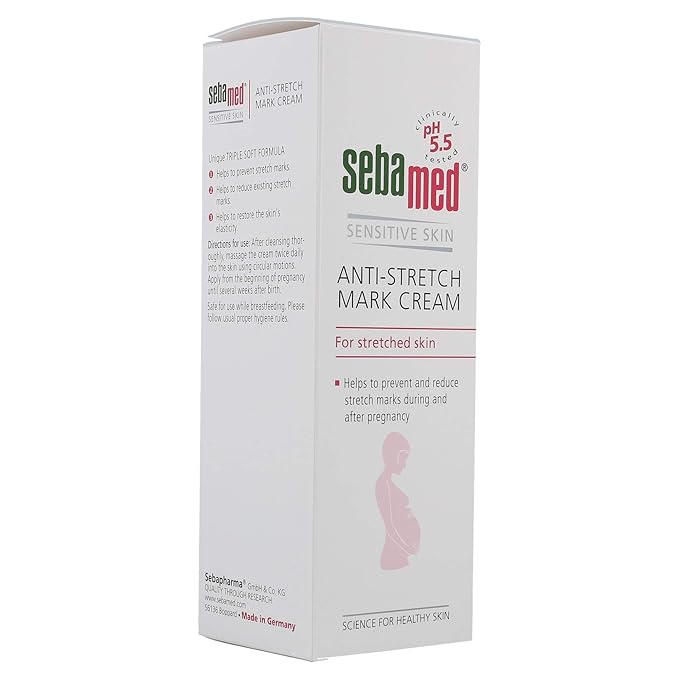 Sebamed Anti-Stretch Mark Cream Stretch Mark Cream - for Pregnancy Stretch Mark & Prevention Oil - Stretch Mark Removal Cream for Pregnant Women, Mothers - Safe for All Ages & Skin Types