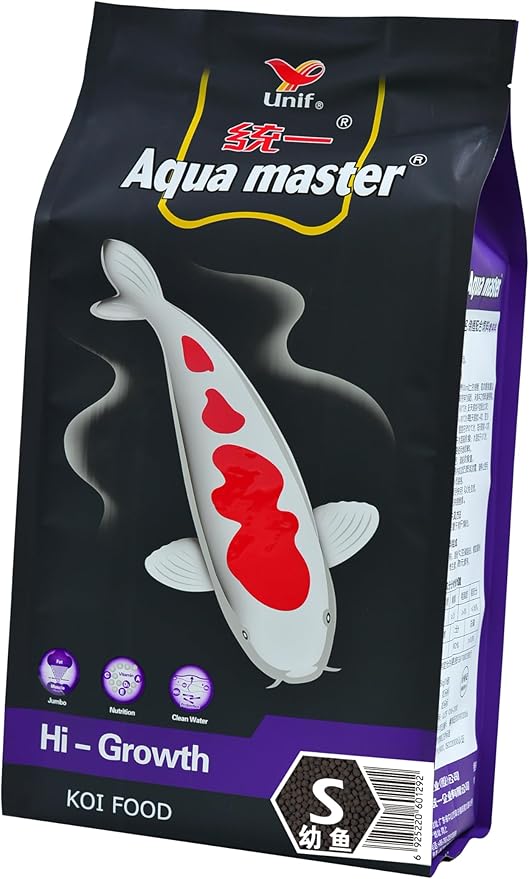Aqua Master Hi-Growth Koi Fish Food 11-Pound, Small