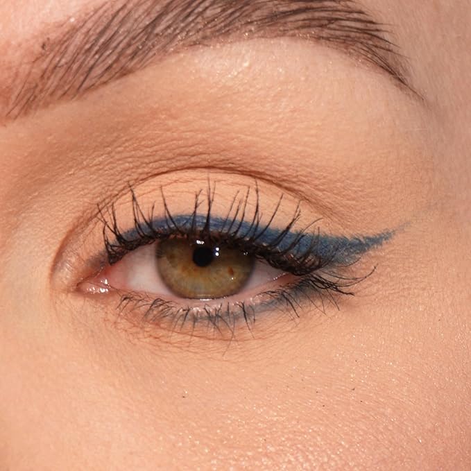 Waterproof Eyeliner Pencil - Vegan Hypoallergenic Gel Eyeliner for Sensitive Eyes - Smudge Proof Blue
