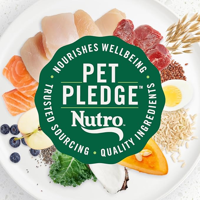 Nutro Ultra Adult Weight Management Dry Dog Food, Chicken, Lamb and Salmon Protein Trio, 24 lb Bag