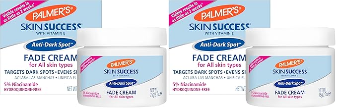 Palmer's Skin Success Anti-Dark Spot Fade Cream with Vitamin E and Niacinamide,for All Skin Types 2.7 Ounce,(Pack of 2)