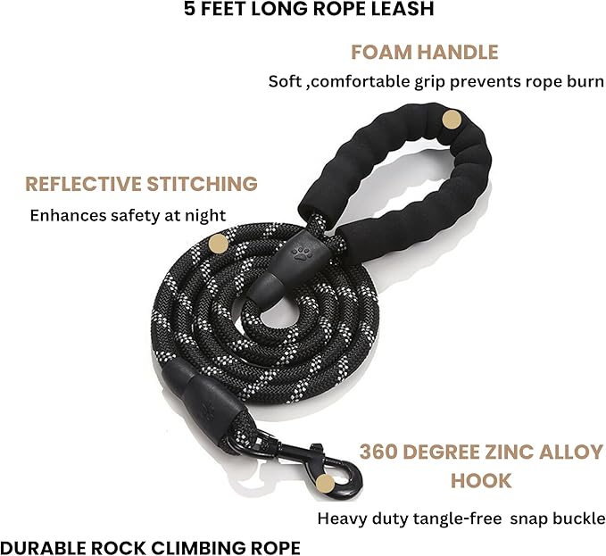 Dog Harness with Airtag Holder and Leash Set-Premium Oxford Breathable Material-Durable Reflective Airtag Dog Harness and Leash Set for Small, Medium, Large and X Large Dogs