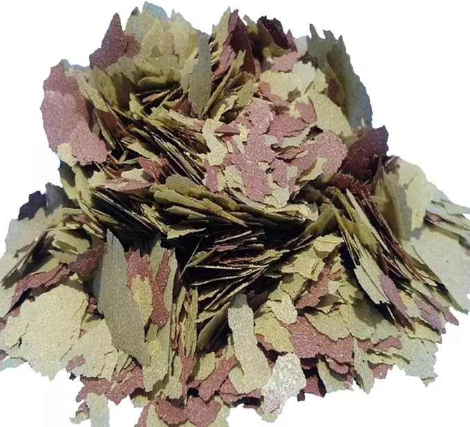 45% Blackworm & Cichlid Green GRO Spirulina-Veggie Flake Mix for Cichlids, Discus, for All Community Tropical Fish. Aquatic Foods Flakes …1-lb 2oz Lg Jar