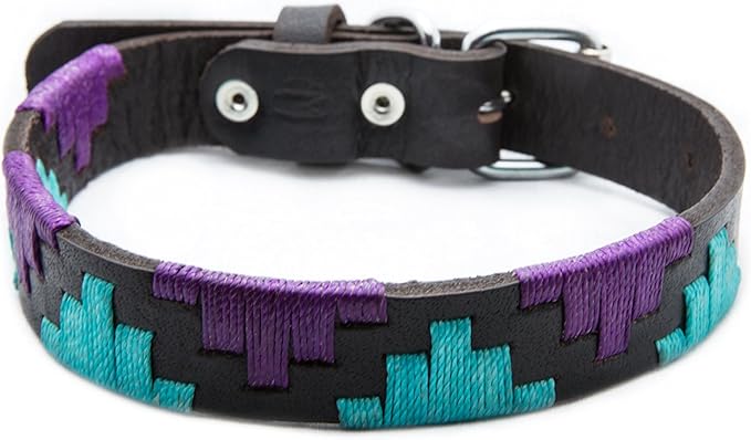 Gaucho Goods Soft Leather Dog Collar - Miami (L)