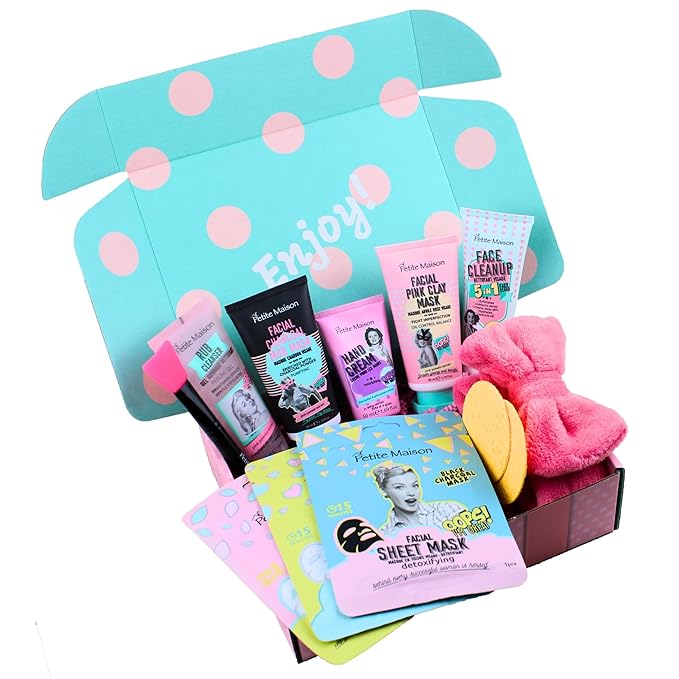 Self Care Gift Box for Women - Unique Spa Beauty Skincare Sets for Mom, Sister, Aunt, Grandma, Best Friends - Birthday or Christmas Holiday Basket