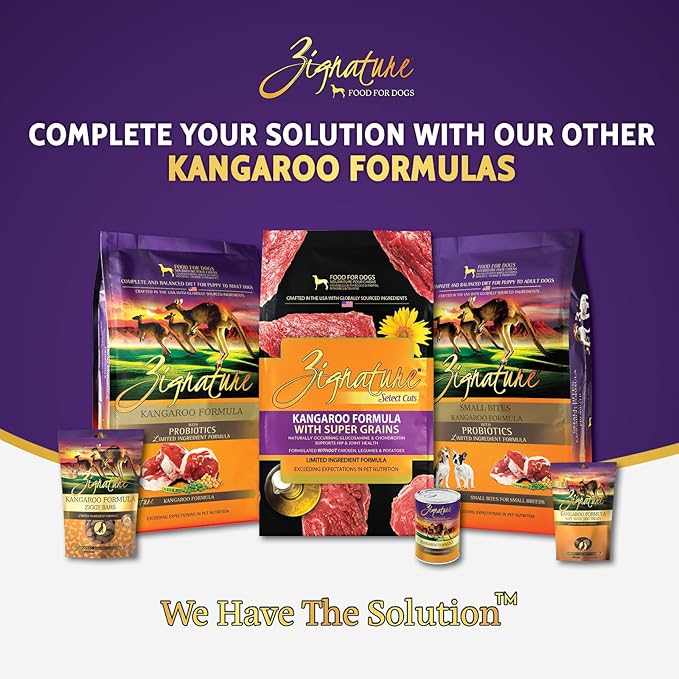 Zignature Select Cuts Kangaroo Formula 12.5lb Bag