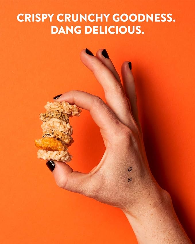 Dang Thai Rice Chips | Coconut Crunch | 4 Pack | Vegan, Gluten Free, Non Gmo Rice Crisps, Healthy Snacks Made with Whole Foods | 3.5 Oz Resealable Bags