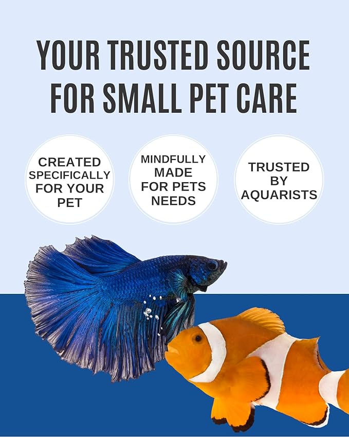 Vacation Feeder for Aquarium - 14 Day Feeder Block - Slow Release Fish Food for Betta, Goldfish & Tropical Fish - Aquatic Pet Tank Food (1 Pack of 2 Blocks)