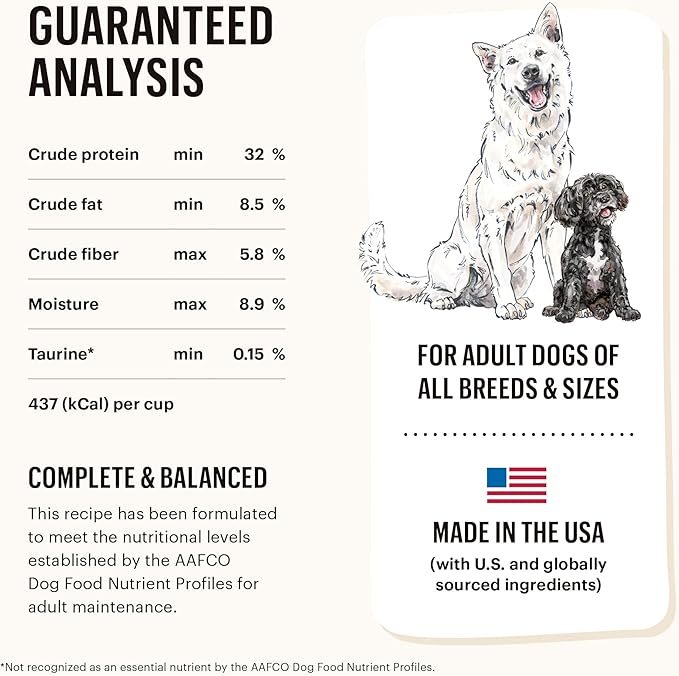 The Honest Kitchen Human Grade Dehydrated Grain Free Dog Food – Complete Meal or Dog Food Topper – Fish 2 lb (Makes 8 lbs)
