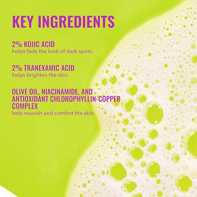 Good Molecules Brightening & Dark Spots Bar Pack 3 – 85 g / 3 oz Each | Soap Free Face & Body Cleansing Bar with Tranexamic Acid, Kojic Acid & Niacinamide