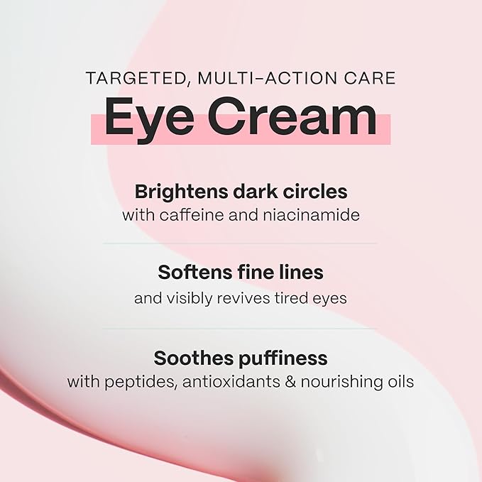 Mad Hippie Eye Cream - Anti-Aging Under Eye Cream for Dark Circles and Puffiness with Niacinamide, Peptides, Kakadu Plum & Licorice, Eye Treatment with Skin-Brightening Vitamin C, 0.5 Oz (Pack of 2)