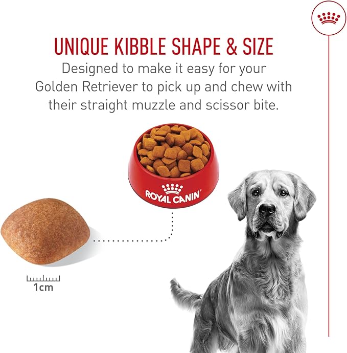 ROYAL CANIN Breed Health Nutrition Golden Retriever Adult Dry Dog Food, 17 lbs.
