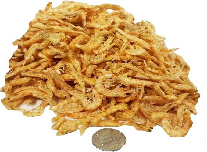 Aquatic Foods Inc. Krill-Freeze Dried Floating Arctic Krill, High in Natural Astaxanthin for Color for All Tropical Fish, Koi, Turtles, Reptiles, Rodents, Cats…4oz Med Jar