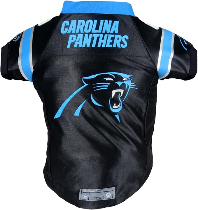 Littlearth NFL Carolina Panthers Premium Pet Jersey, Team Color, X-Large