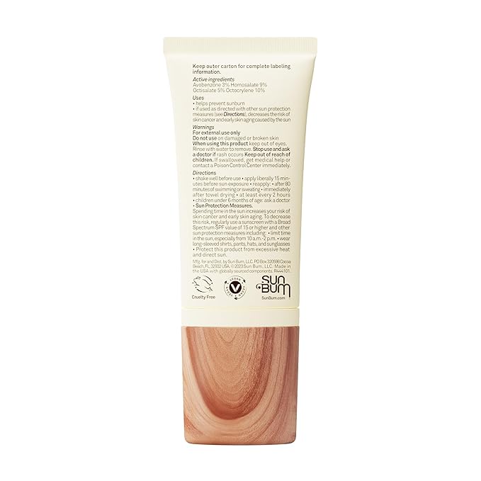 Sun Bum Daily SPF 50 Face Sunscreen Lotion - Broad Spectrum Moisturizing Facial Sunscreen with Vitamin E - Vegan and Hawaii 104 Act Compliant (Without Octinoxate & Oxybenzone) - Travel Size 1.7 oz