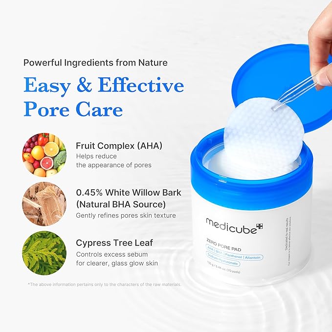 medicube Affordable Trio for Pore & Texture Care: Zero Pore Pads 2.0 and Zero Exosome Shot 7,500 PPM Spicule Facial Serum and Collagen Jelly Cream(50ml) | Korean Skincare Set, Gift Sets