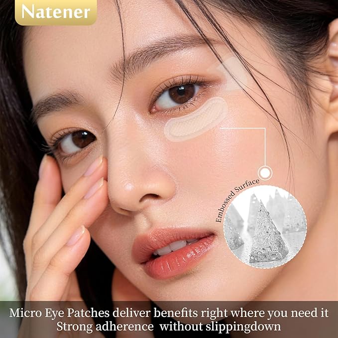 PDRN 4 pairs Micro Eye Patches + 4 pairs Crows Feet Wrinkle Patches, Under Eye Patches for Puffy eyes, Dark Circles & Wrinkle | Hyaluronic, Kojic Acid, Collageen, Peptides, VC, Niacinamide