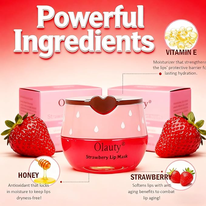 8Pcs Bee Lip Balm Honey Pot, Galentines & Valentines Day Gifts, Strawberry, Watermelon, Apple Lime, Cherry, Mint, Grapes, Peach, Honey Balm Bulk Gifts, Party Favors, Moisturizing Cracked Lip Care