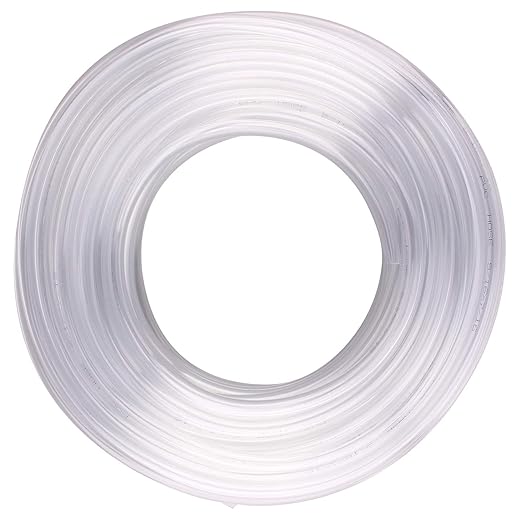 DERNORD PVC Tubing 5/16"ID X 7/16"OD Flexible Clear Vinyl Hose 100 Feet for Food Grade