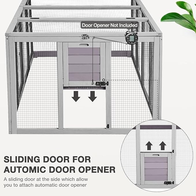 Large Chicken Coop Run Extension-Durable Chicken Enclosure for Chicks, Ducks, Rabbits(20.73 Ft²)
